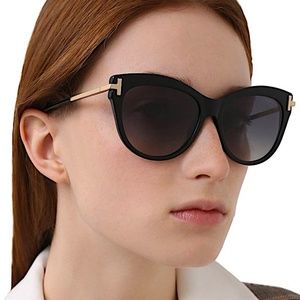 Tom Ford Kira 56mm Polarized Cat Eye Sunglasses